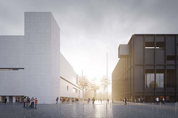 Projekt nowej siedziby TR Warszawa powstał w npracowni Thomas Phifer and Partners przy współpracy z biurami APA Wojciechowski oraz Buro Happold.