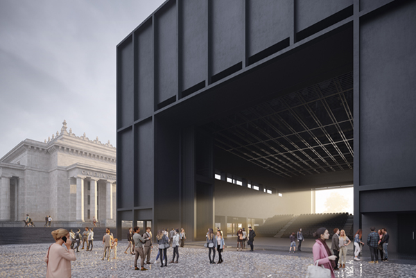 Budynek TR Warszawa na Placu Defilad będzie jednym z najnowocześniejszych teatrów w Europie. 