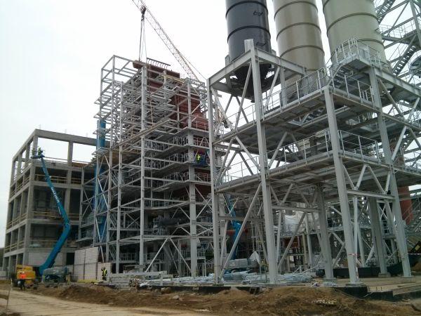 Rośnie stalowa konstrukcja spalarni w Białymstoku