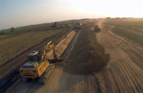 Budowa obwodnicy Inowrocławia nabiera tempa (wideo)