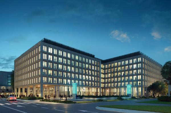 Domaniewska Office Hub – rozpoczęły się prace na elewacji