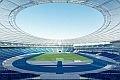 Trwa podnoszenie linowej konstrukcji dachu na Stadionie Śląskim