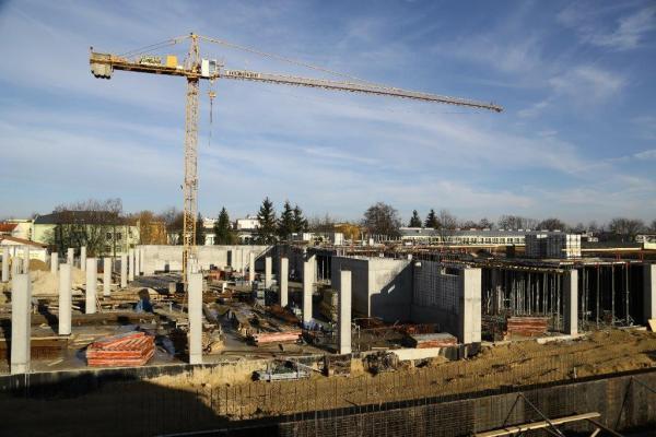 Powstaje konstrukcja Galerii Królewskiej w Sandomierzu