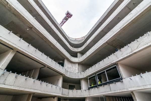 Konstrukcja OVO Wrocław gotowa