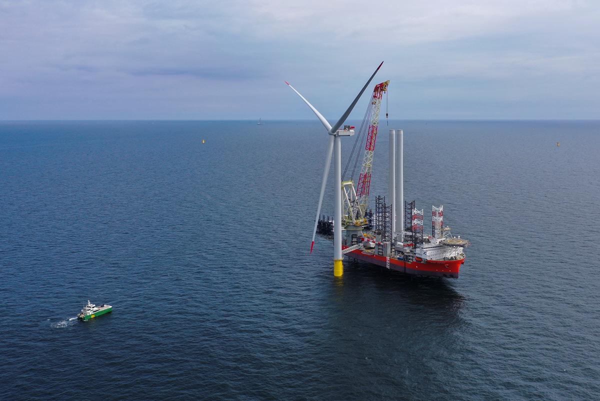 Pierwszy wiatrak na Bałtyku