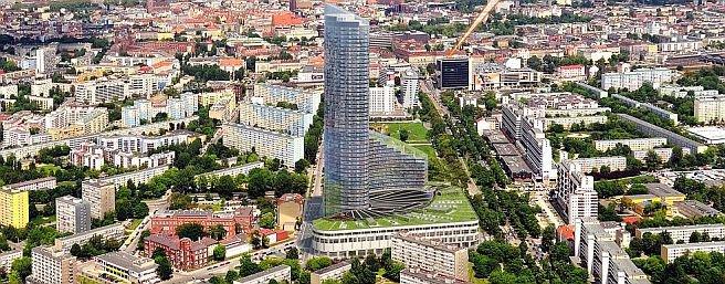 Rośnie Sky Tower - najwyższy wieżowiec we Wrocławiu