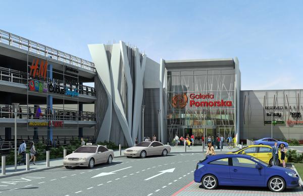 Trwa rozbudowa Galerii Pomorskiej