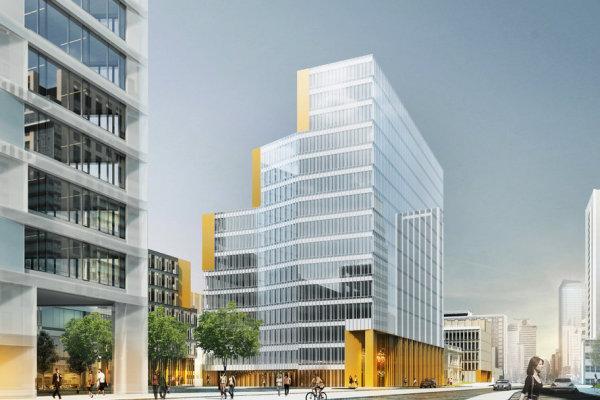 Kolejny biurowiec Browarów Warszawskich w budowie