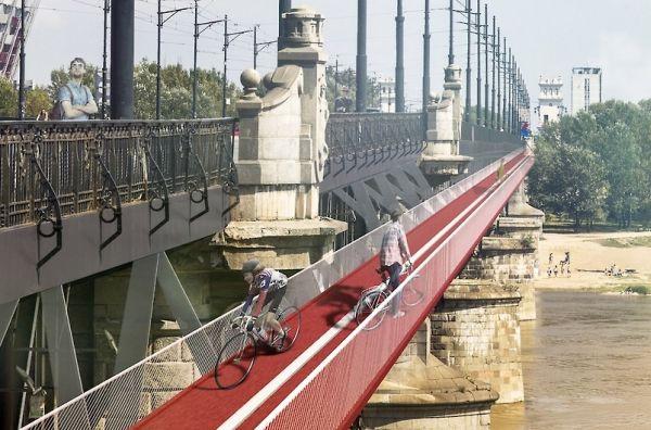 Projekt przyszłości – Kładka Rowerowa Mostu Poniatowskiego w Warszawie