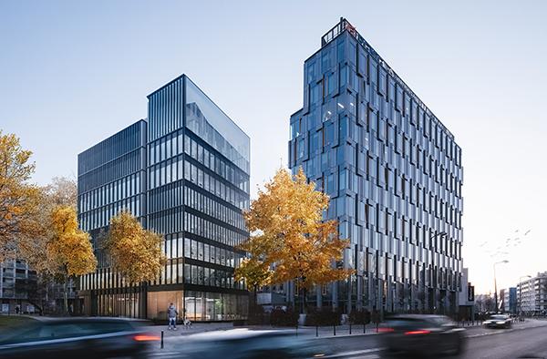 Gotowa konstrukcja biurowca EQ2