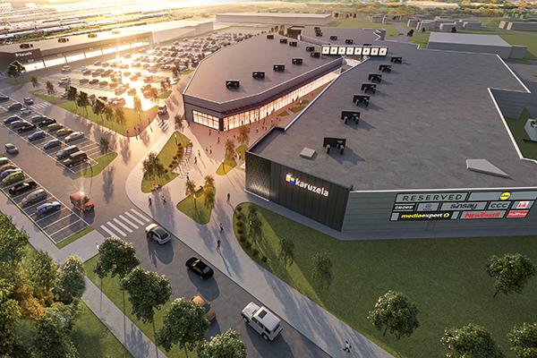 Park handlowy zamiast galerii. Krauzela w Białej Podlaskiej w budowie