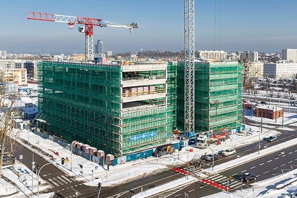 Na biurowcu K2 w Gdyni zawisła wiecha