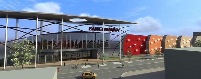 Galeria Bawełnianka w Bełchatowie - budowa w pierwszej połowie 2011 roku
