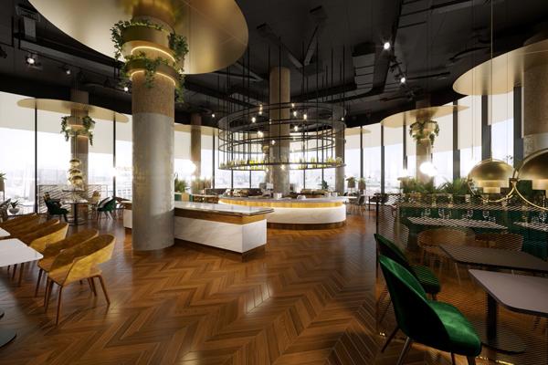 Hotelowe wnętrza The Warsaw HUB