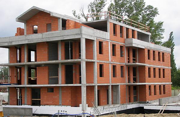 Wiecha na budowie osiedla Nowe Zamienie