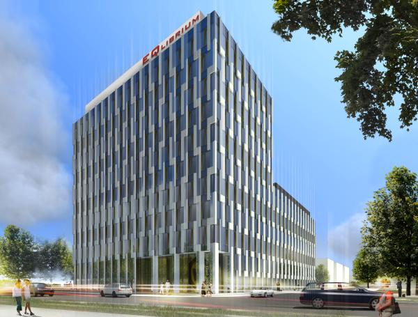 Biurowiec EQlibrium z pozwoleniem na budowę