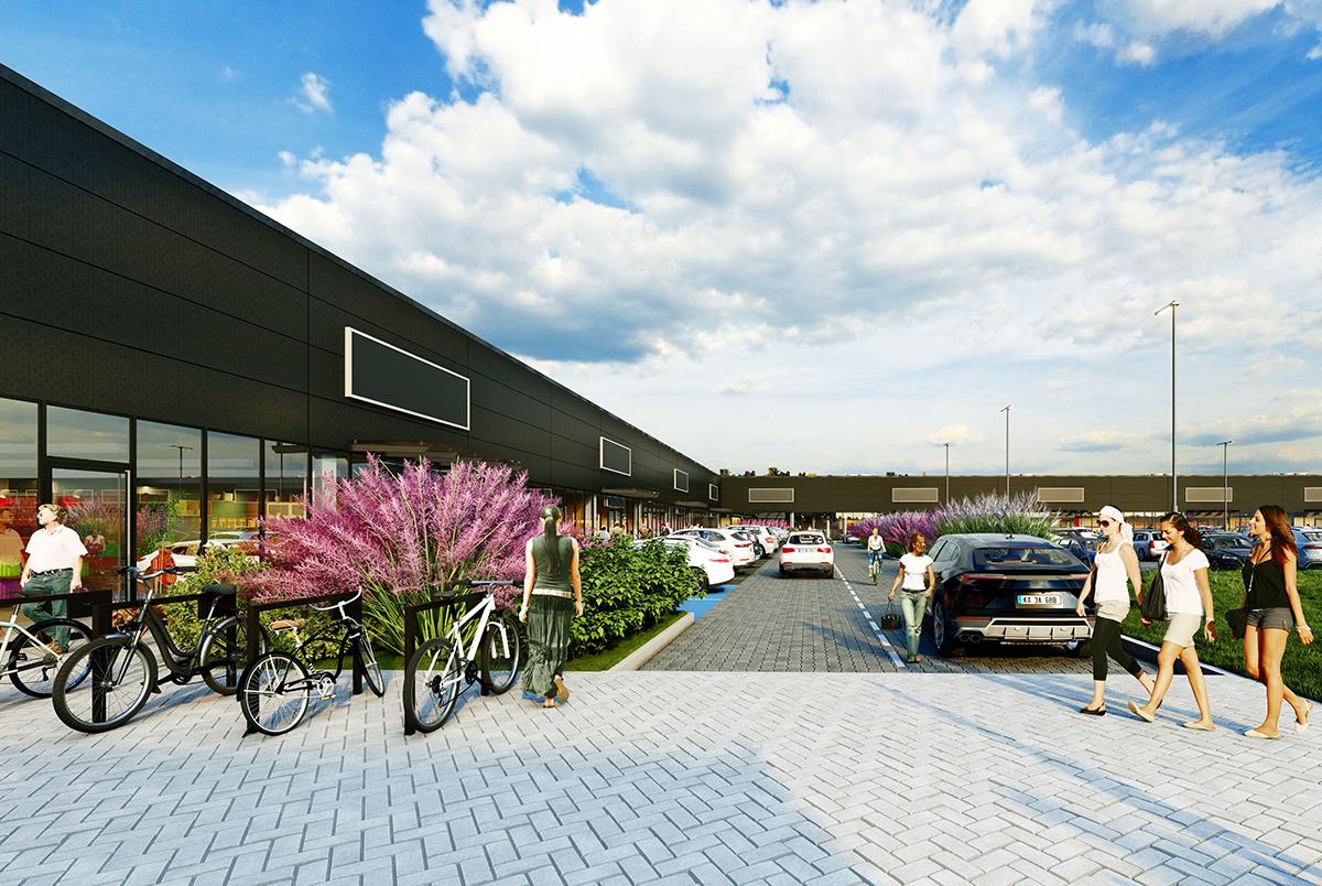 Sześć nowych projektów parków handlowych Smart Park