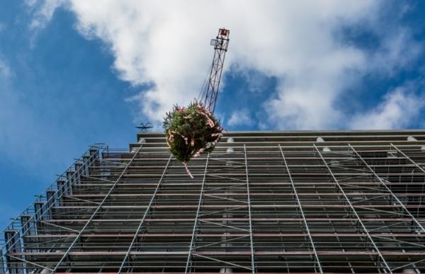 Powstaje elewacja biurowca Argon