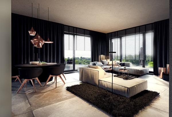 Pracownia Tamizo Architects zaprojektowała wnętrza Park Avenue Apartments