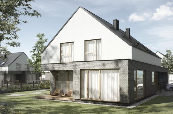 Grupa Plus Architekci zaprojektowała osiedle jednorodzinne w Warszawie