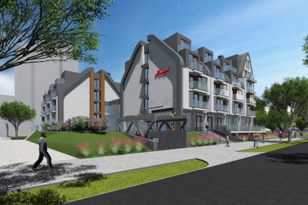 Sanatorium Henryk w budowie