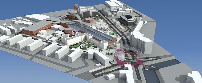 Koncepcja nowego dworca Wrocław Świebodzki