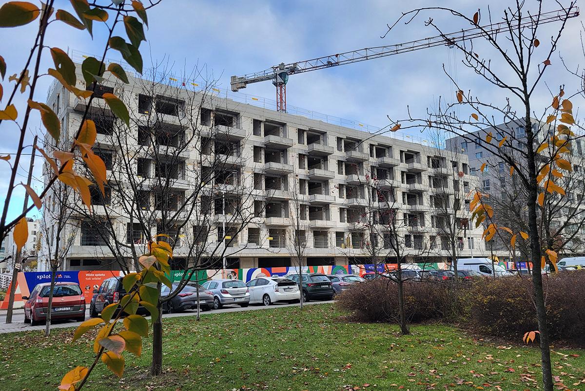 Wiecha na nowej inwestycji Matexi w Warszawie