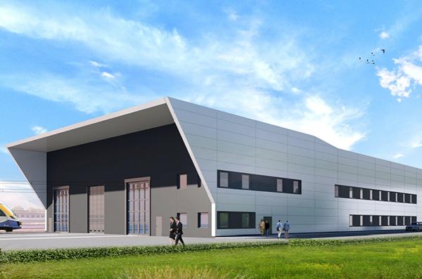 Baza Kolei Małopolskich w budowie