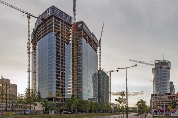 Wiecha na wieży The Warsaw Hub