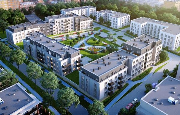 Osiedle Barciński VI w budowie