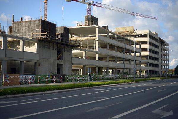 Prace konstrukcyjne pierwszego budynku Business Garden Poznań zakończone