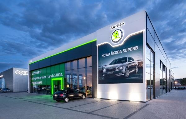 Allcon zbudował salon Skody w Trójmieście