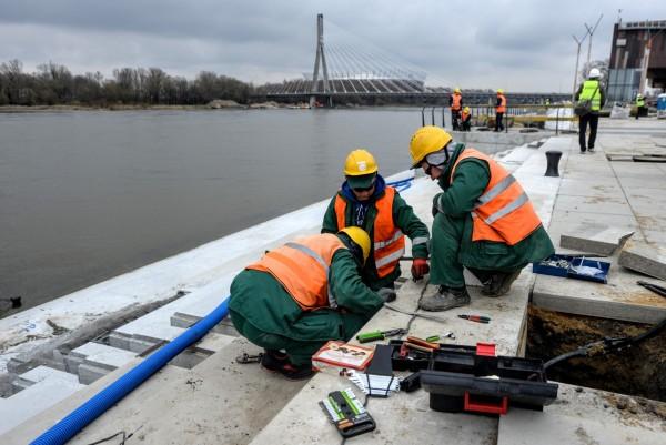 Prace na lewym brzegu Wisły na finiszu