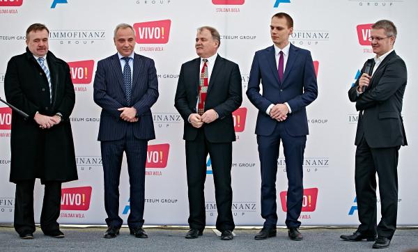 Wmurowanie kamienia węgielnego pod centrum handlowe w Stalowej Woli