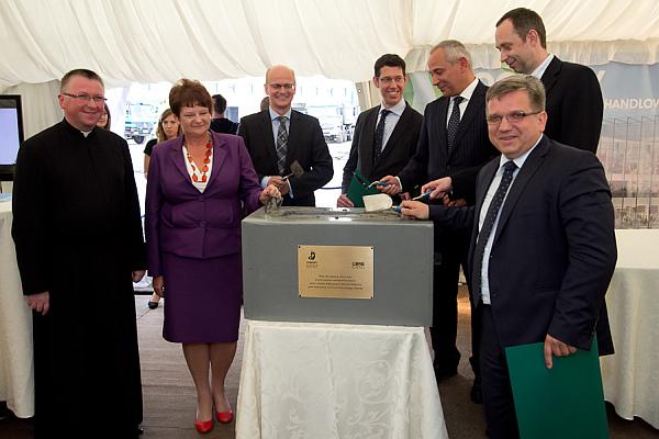 Kamień węgielny pod rozbudowę CH Ogrody już wmurowany