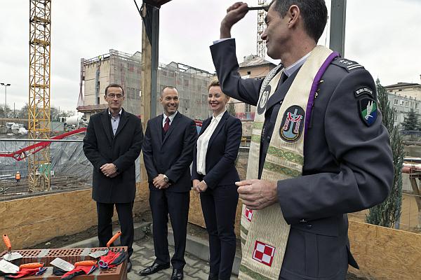 Wmurowanie kamienia węgielnego pod budowę Angel Wawel