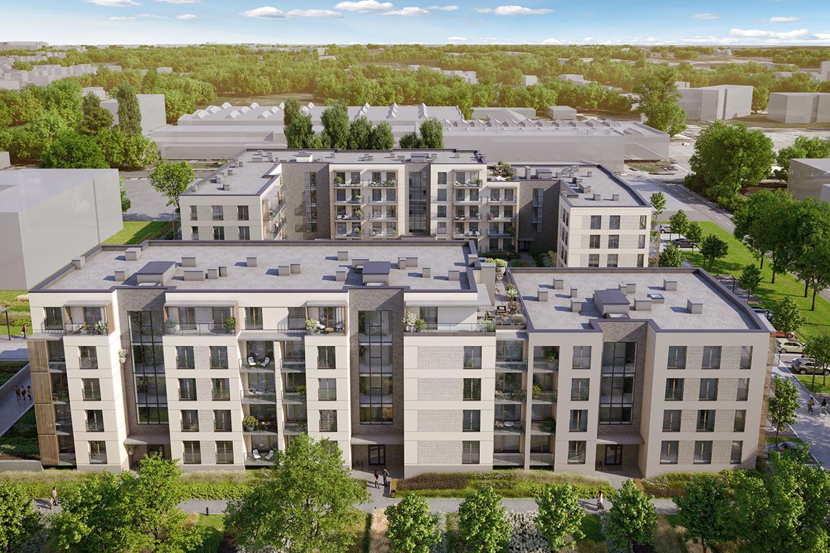 Grunwald Park w budowie. 147 mieszkań od EBF Development