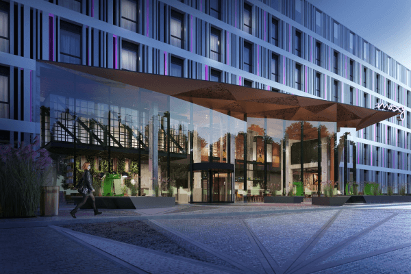 Kamień węgielny pod hotel Moxy