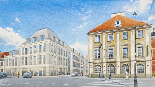 W Warszawie rośnie biurowiec Plac Zamkowy - Business with Heritage