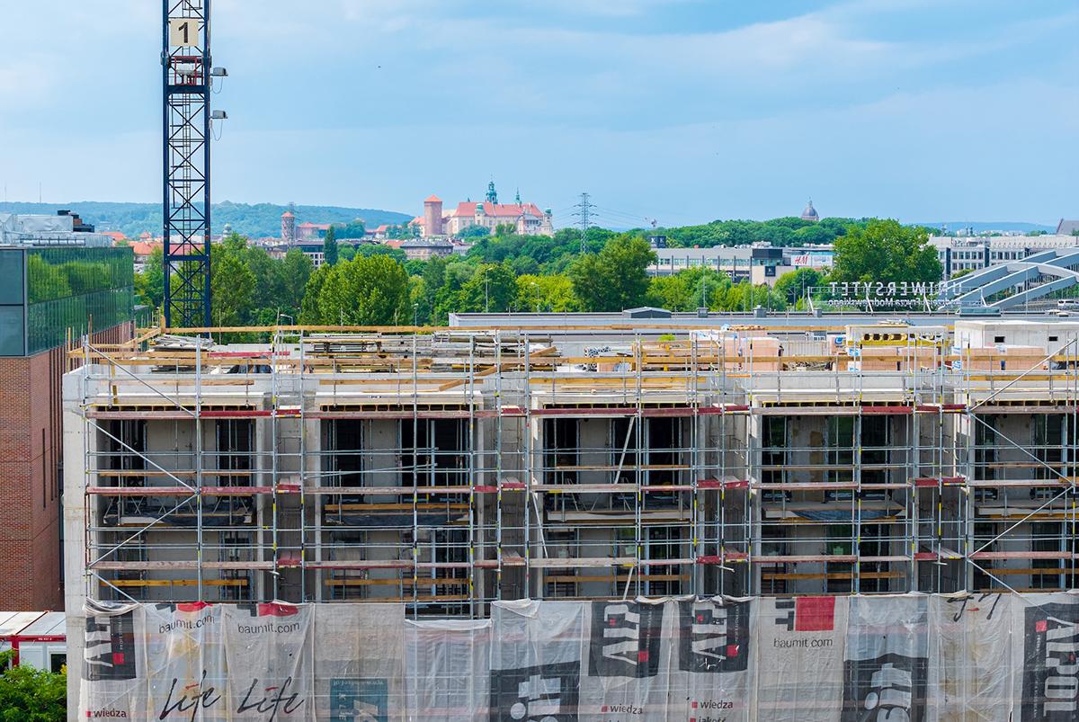 Cordia buduje w Krakowie. Konstrukcja osiedla Craft Zabłocie gotowa