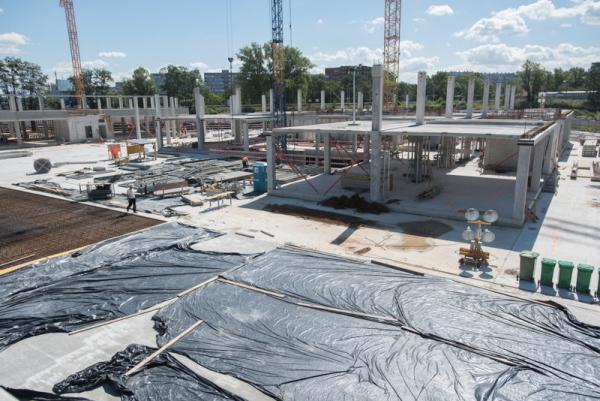 Budowa Business Garden Wrocław wyszła z ziemi