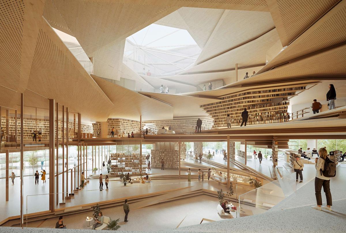 Architektura zanurzona w zieleni. Wyniki konkursu na projekt Biblioteki Nowej w Rzeszowie