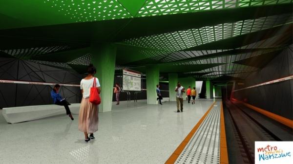 Stacja metra Księcia Janusza z pozwoleniem na budowę