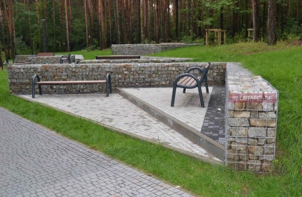 Miejski park w Mielcu po modernizacji