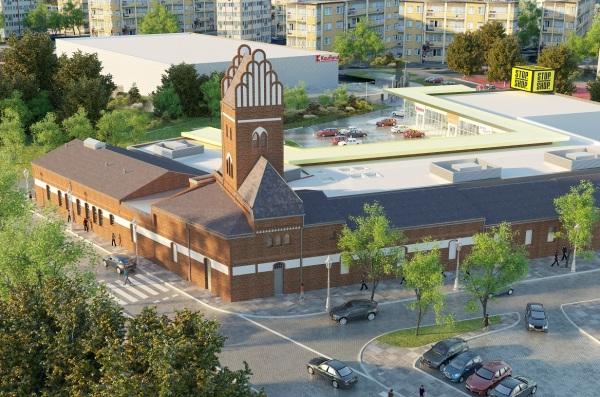 Konstrukcja Stop.Shop. Świnoujście gotowa