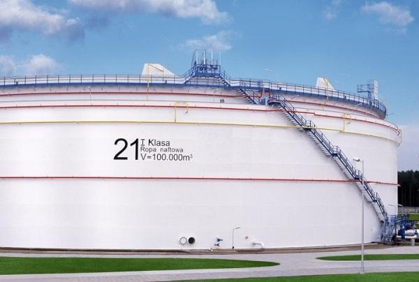 Dwa zbiorniki PERN powstaną za 143 mln zł