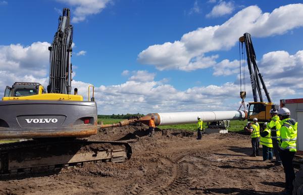 Budimex buduje 32,5 km gazociągu