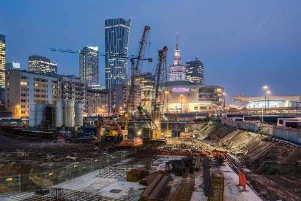 Varso w budowie, jeszcze pod ziemią