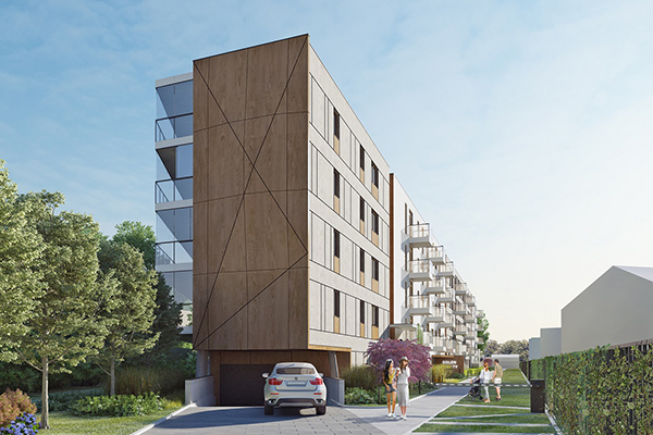 Projekt apartamentowca Solen Kabaty powstał na deskach pracowni Kulczyński Architekt.