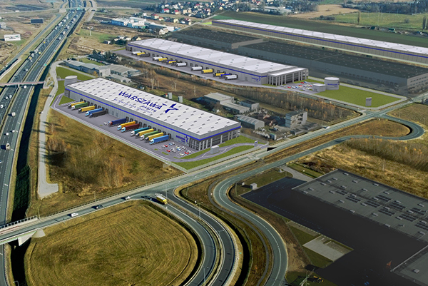 Nowe centrum logistyczne powstanie w Raszynie pod Warszawą, wiz. White Star Logistics